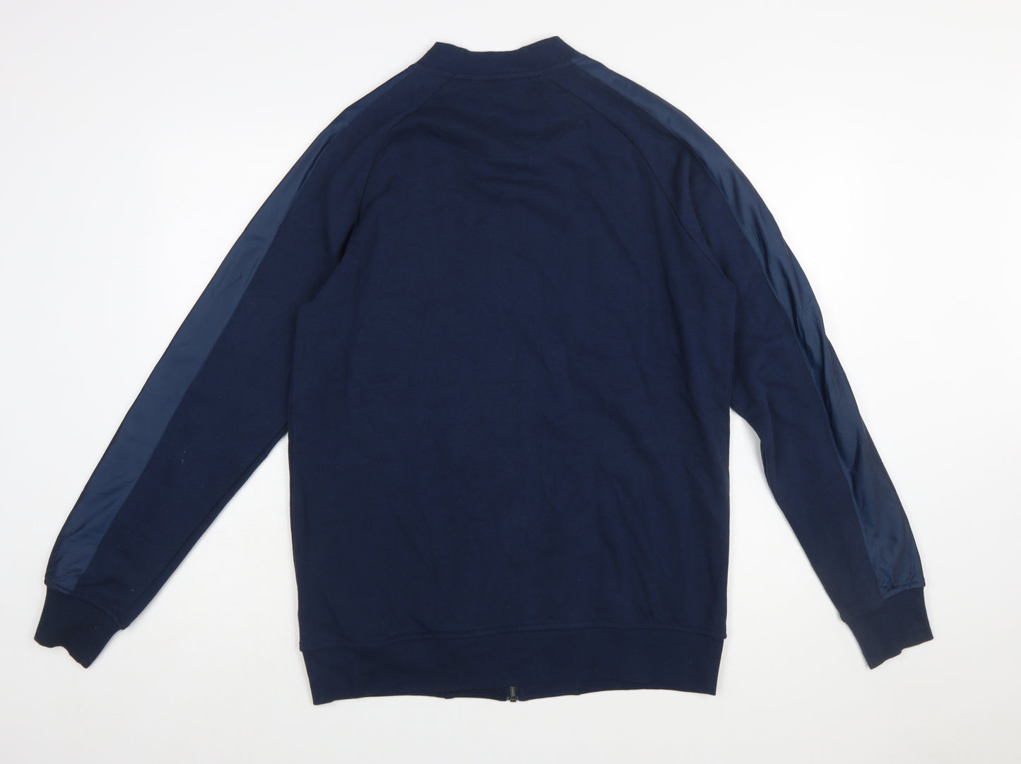 Livergy Men's Blue Full Zip Graphic Sweatshirt Size M