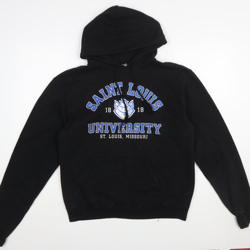 Champion Men's Black Saint Louis University Pullover Hoodie M