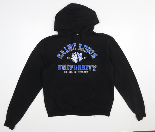 Champion Men's Black Saint Louis University Pullover Hoodie M