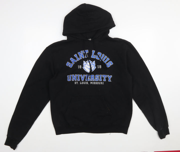 Champion Men's Black Saint Louis University Pullover Hoodie M
