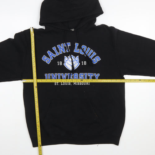 Champion Men's Black Saint Louis University Pullover Hoodie M