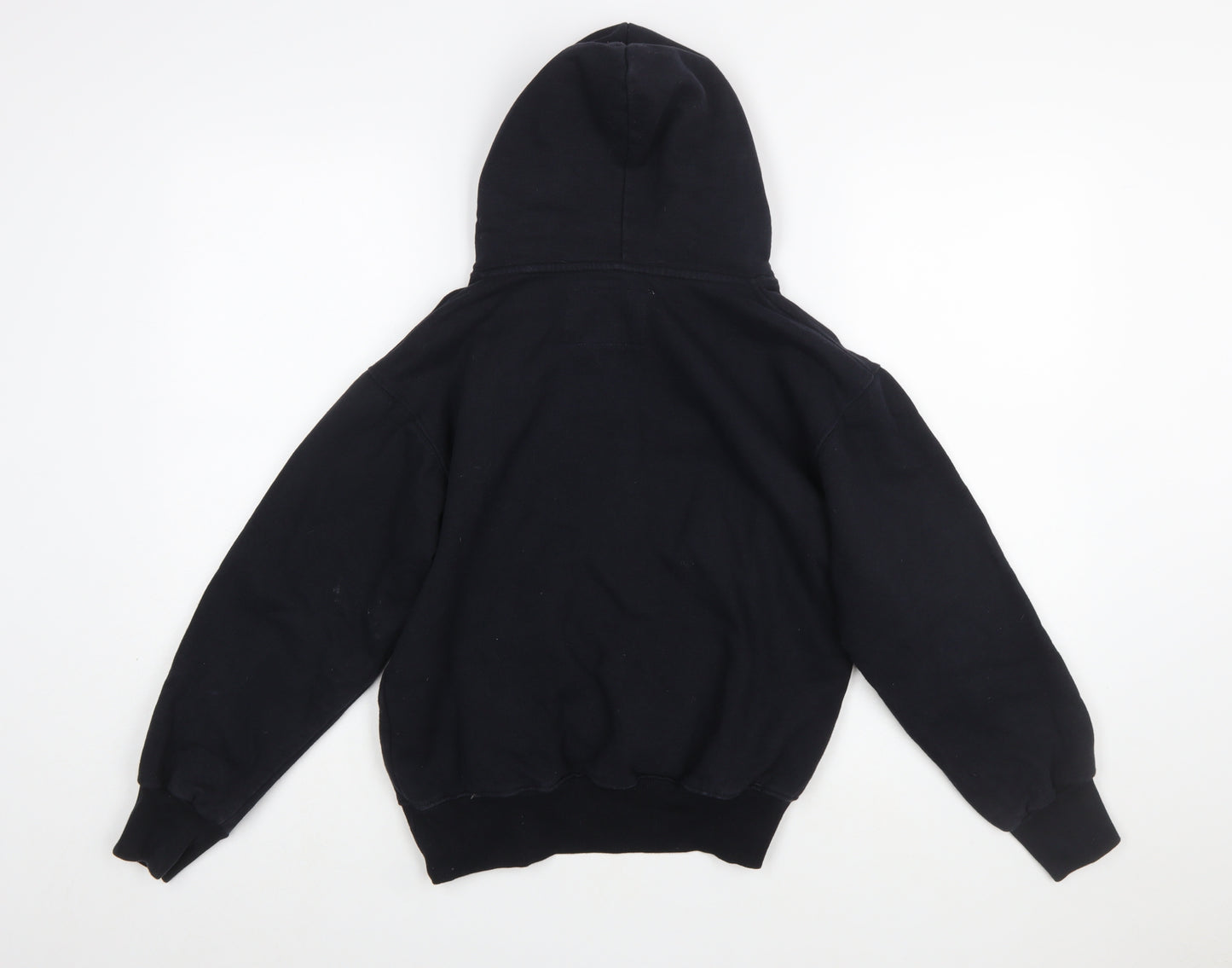 RS USA INC Womens Black XS Pullover Hoodie New York City Graphic Cotton Blend
