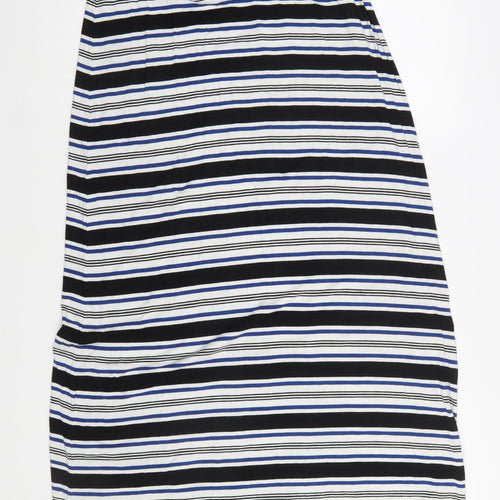 Max Studio Women’s Multicoloured Striped Midi Skirt Size M