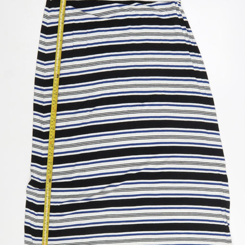 Max Studio Women’s Multicoloured Striped Midi Skirt Size M