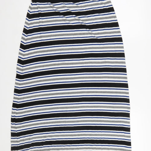 Max Studio Women’s Multicoloured Striped Midi Skirt Size M