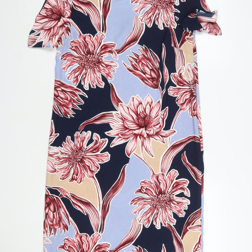 Marks and Spencer Women’s Multicoloured Floral Shift Dress Size 10