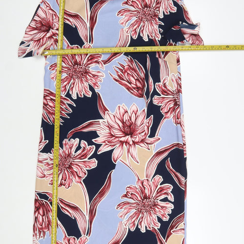 Marks and Spencer Women’s Multicoloured Floral Shift Dress Size 10