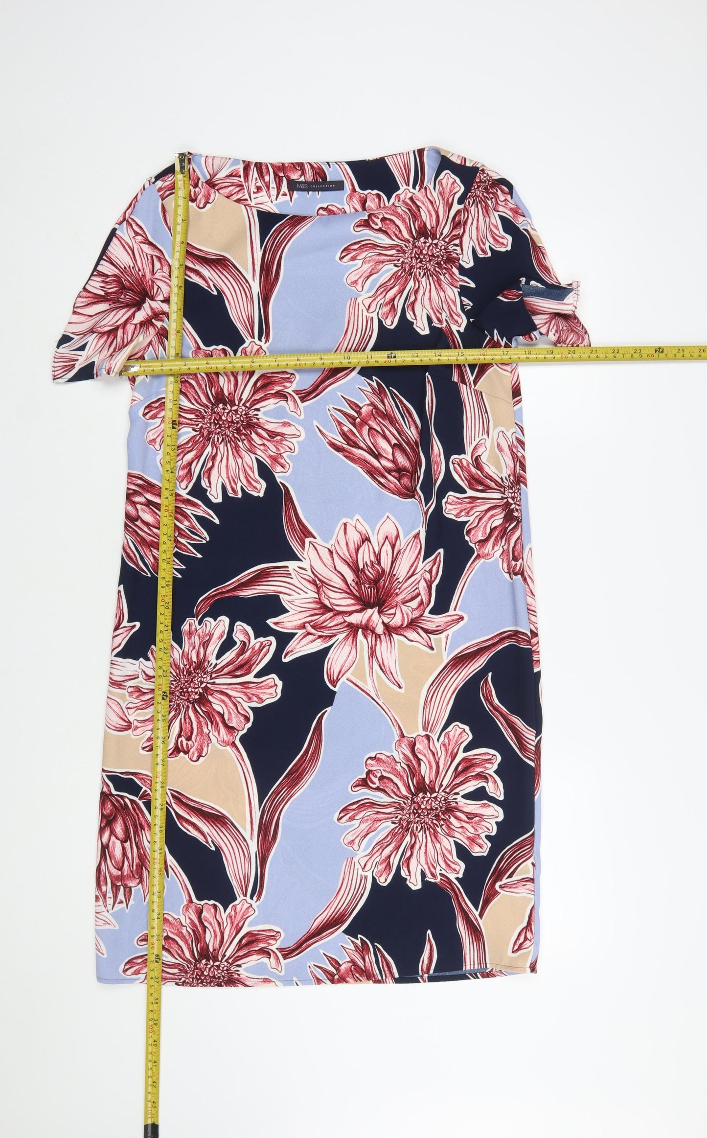 Marks and Spencer Women’s Multicoloured Floral Shift Dress Size 10