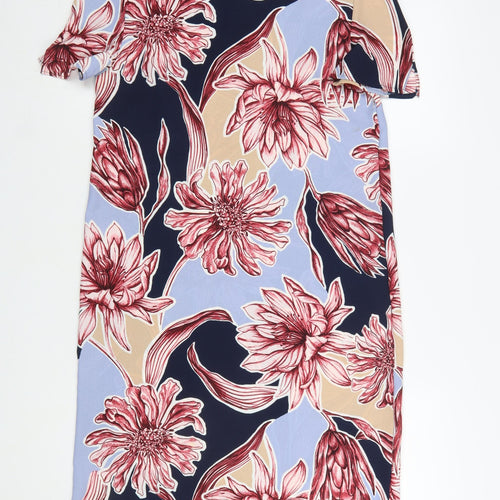 Marks and Spencer Women’s Multicoloured Floral Shift Dress Size 10
