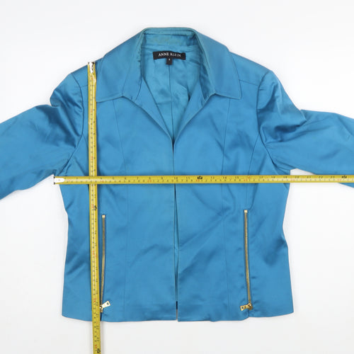 Anne Klein Women's Blue Size 12 Tailored Suit Jacket