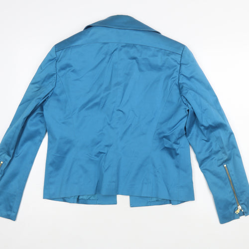 Anne Klein Women's Blue Size 12 Tailored Suit Jacket