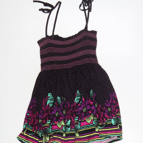 Oasis Women's Multicoloured Floral Viscose Camisole Top Size 10