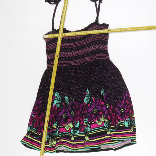 Oasis Women's Multicoloured Floral Viscose Camisole Top Size 10