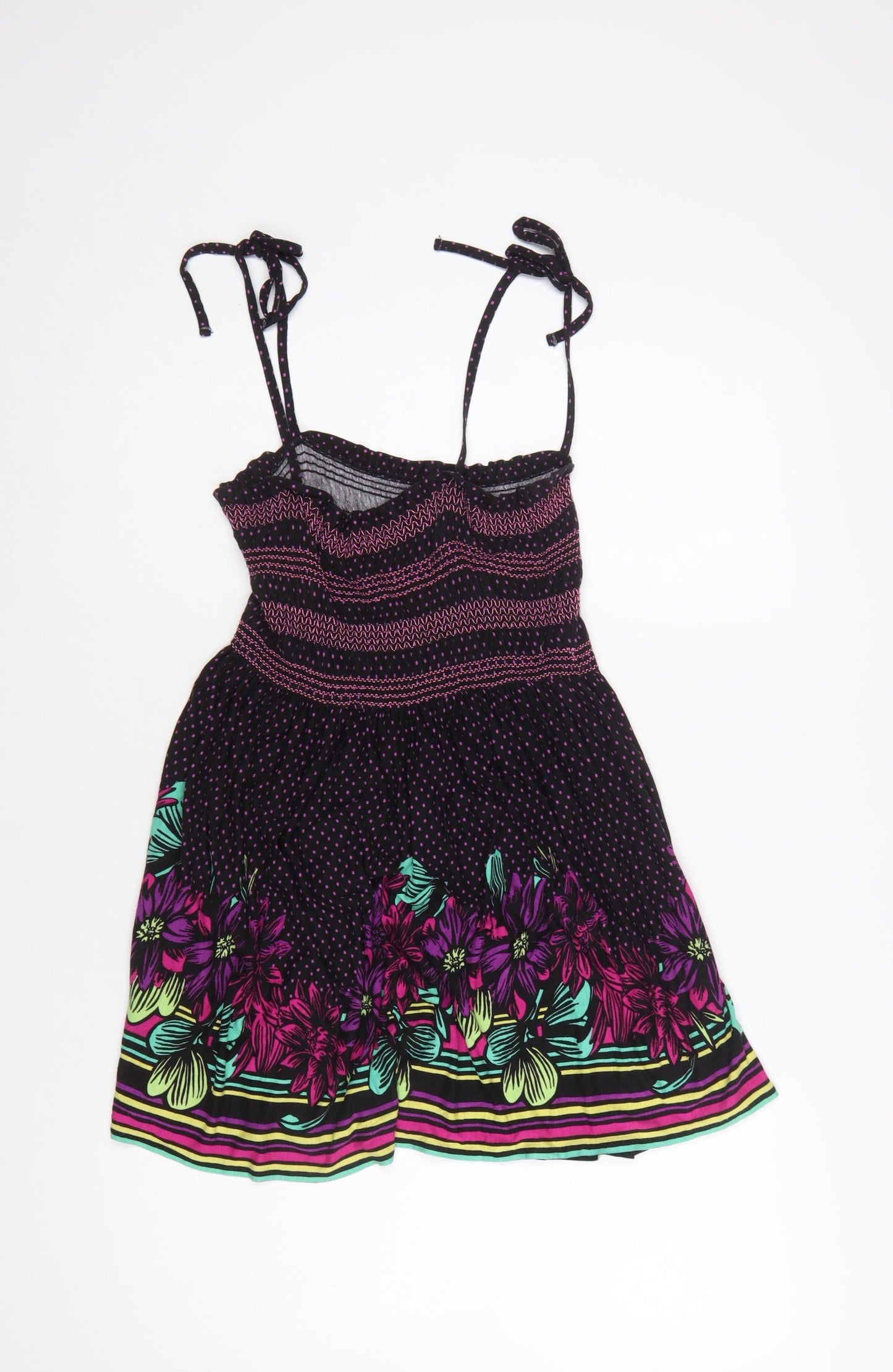 Oasis Women's Multicoloured Floral Viscose Camisole Top Size 10