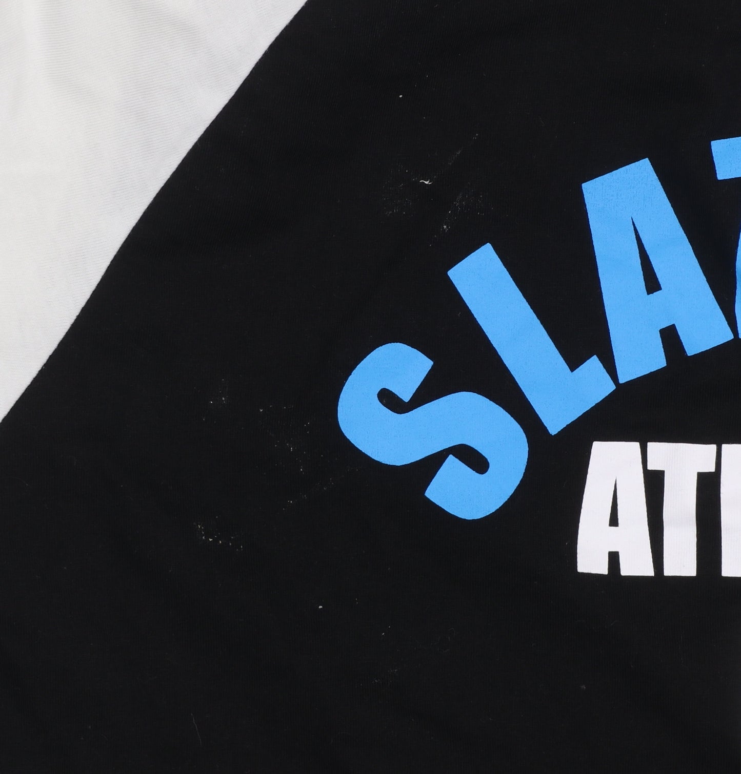 Slazenger Men's Black & White Athletic Dept Logo T-Shirt Size L