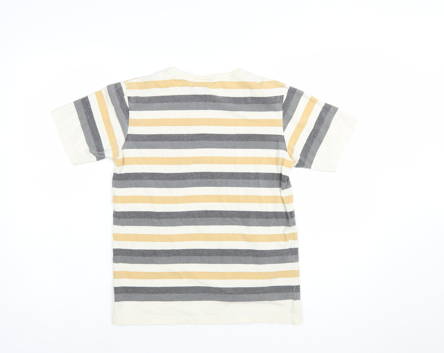 Chargers Outfitters Women's Multicoloured Striped Cotton T-Shirt S
