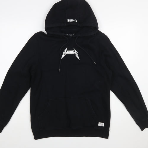 Homies Marbella Men's Black Pullover Hoodie M Graphic Fleece