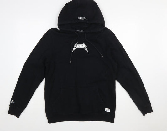 Homies Marbella Men's Black Pullover Hoodie M Graphic Fleece