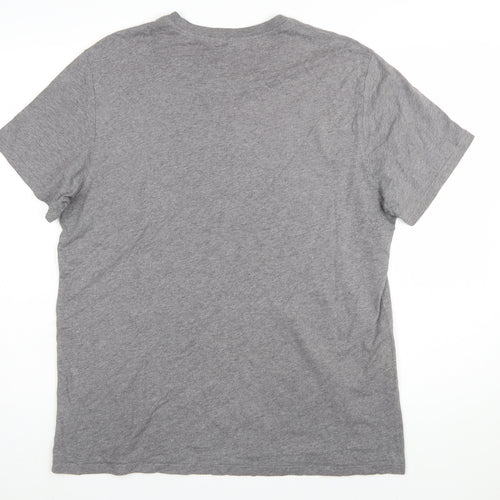 Paul Smith Men's Grey Cotton Graphic T-Shirt XL