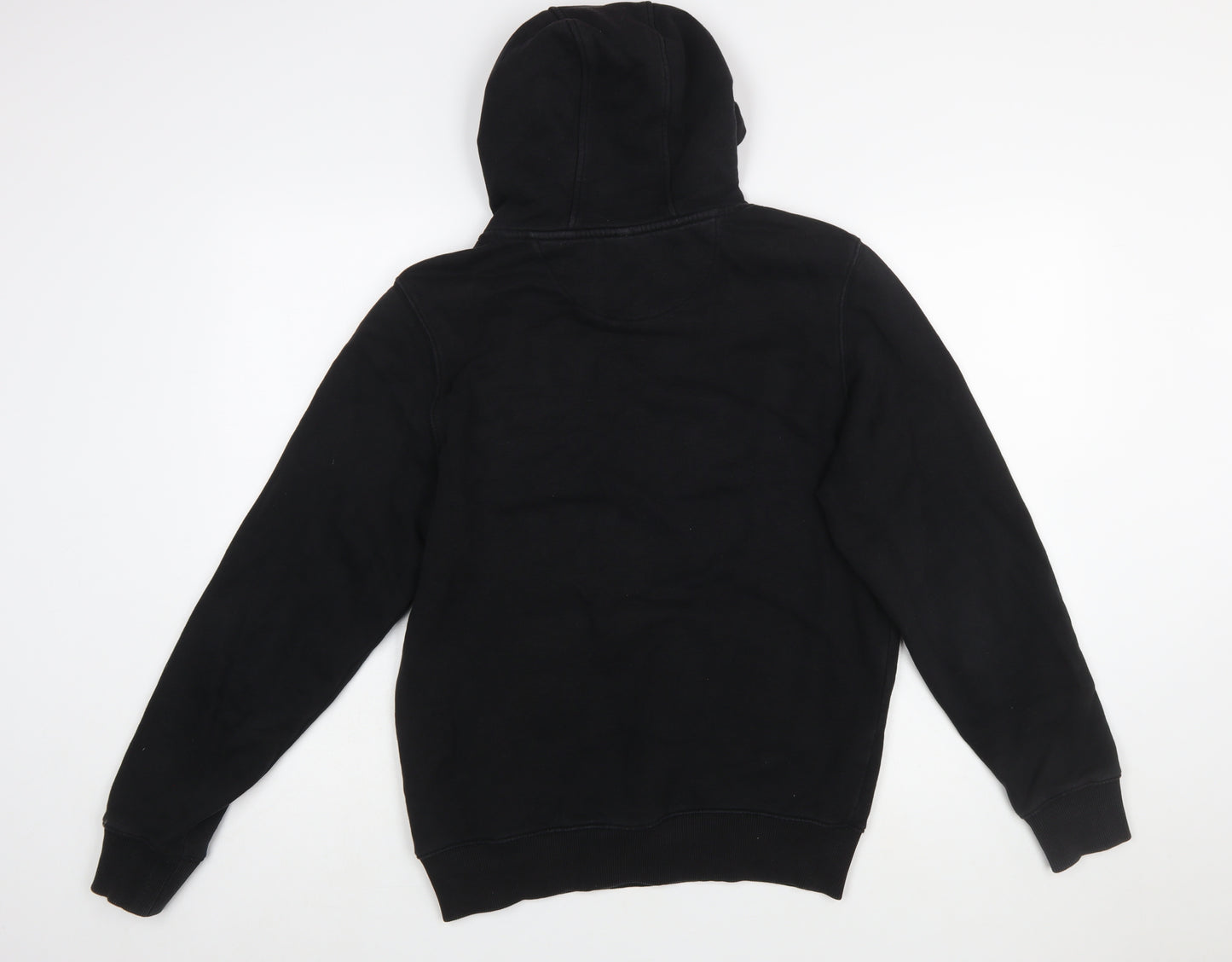 Everton Men Black S Pullover Hoodie Fleece Graphic Print