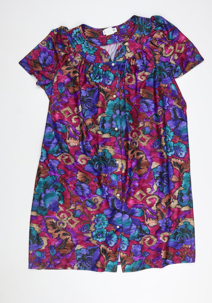 Collections Women’s Multicoloured Floral Shift Dress Size 18