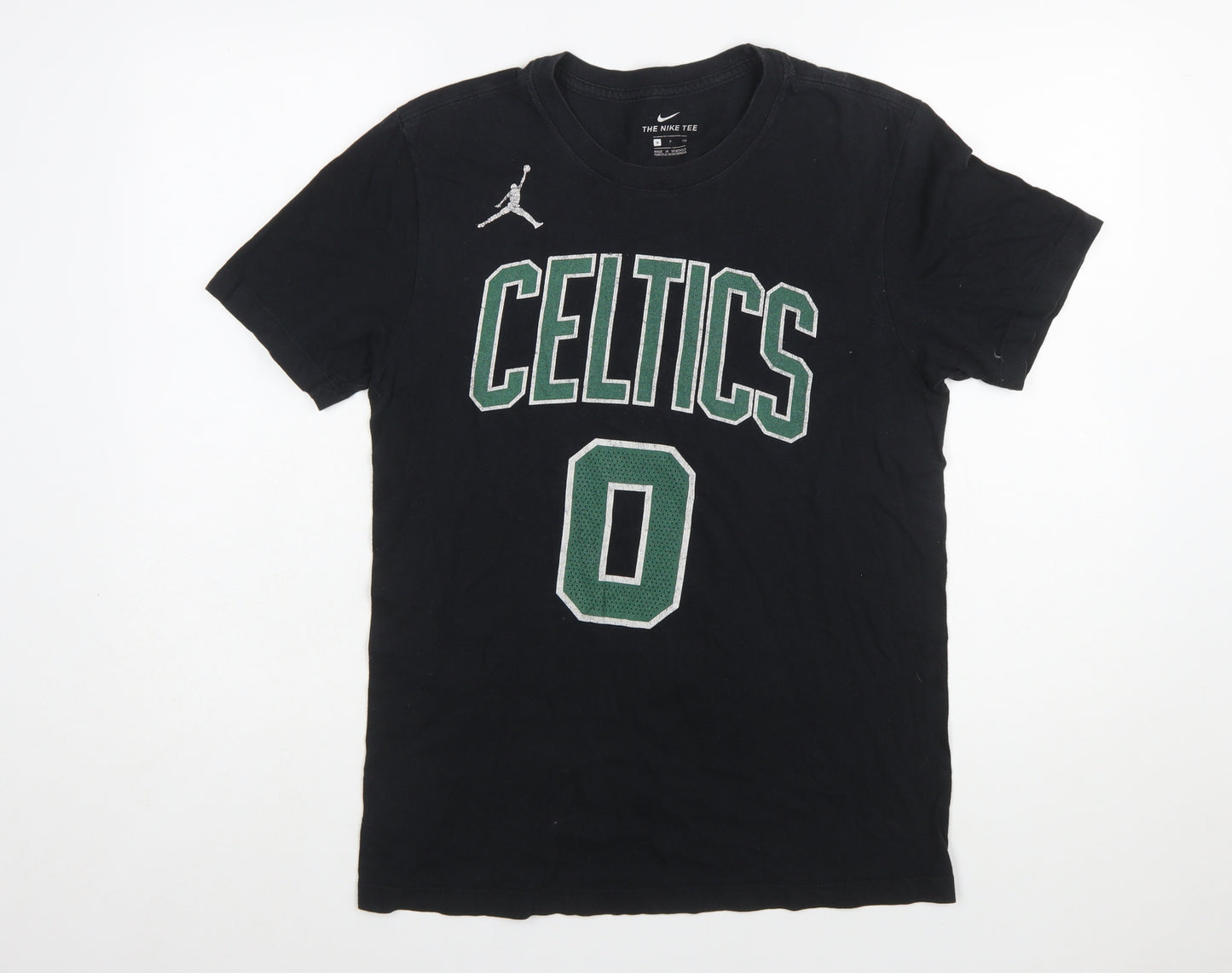 Nike Men's Black Celtics T-Shirt S Jordan Sports Basketball Tee