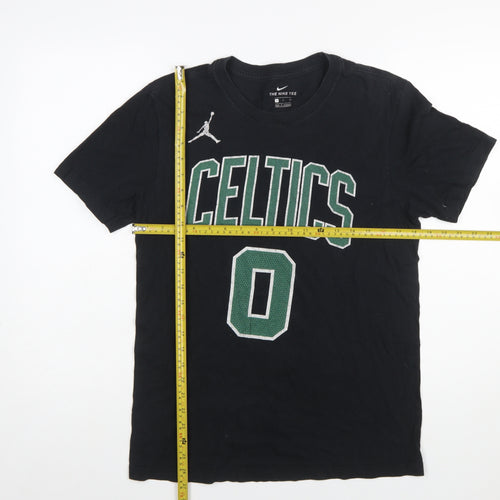 Nike Men's Black Celtics T-Shirt S Jordan Sports Basketball Tee