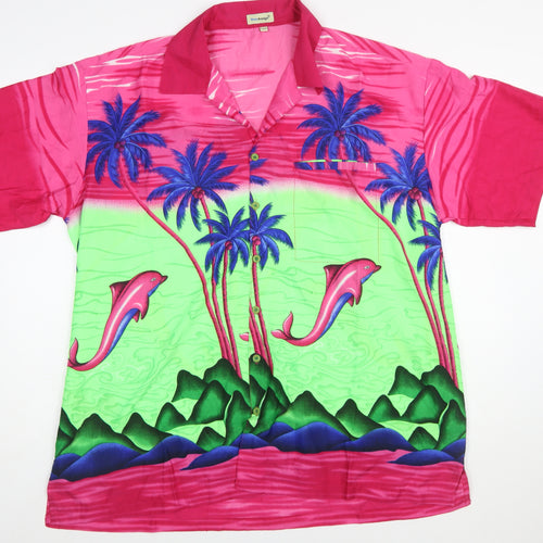 Don Amigo Men's Multicoloured 2XL Hawaiian Button-Up Shirt