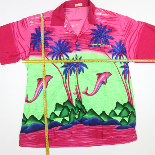 Don Amigo Men's Multicoloured 2XL Hawaiian Button-Up Shirt