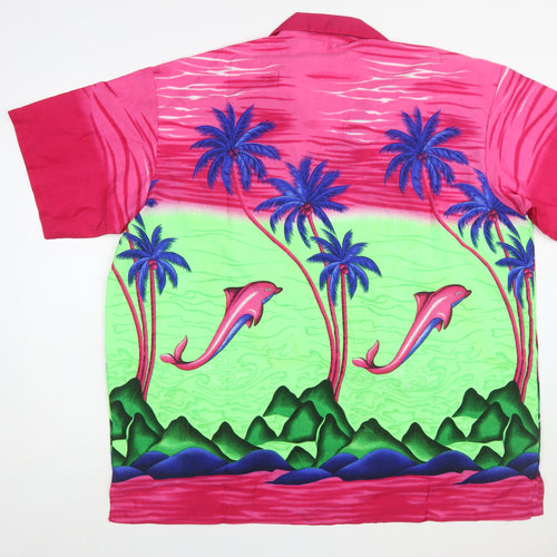 Don Amigo Men's Multicoloured 2XL Hawaiian Button-Up Shirt