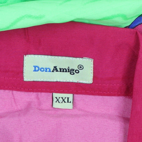 Don Amigo Men's Multicoloured 2XL Hawaiian Button-Up Shirt