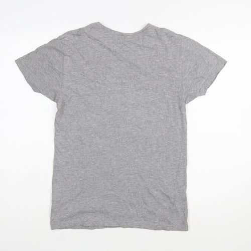 The Simpsons Women's Grey Short Sleeve Crew Neck T-Shirt Size S