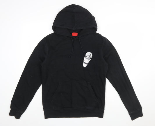 Five Guys Mens Black XS Pullover Hoodie Graphic Print