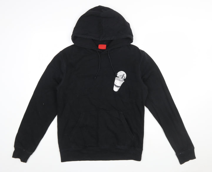 Five Guys Mens Black XS Pullover Hoodie Graphic Print
