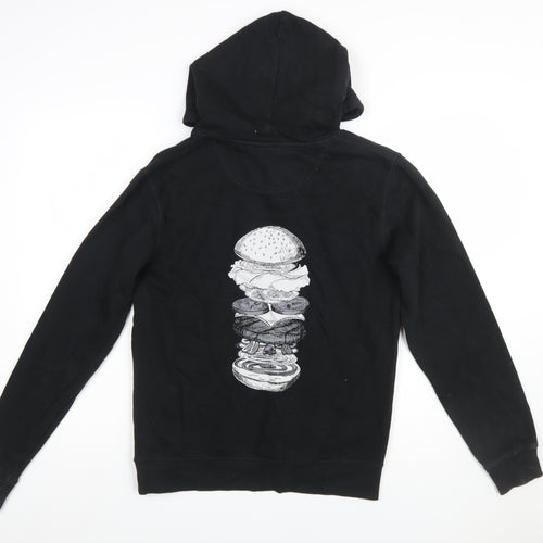 Five Guys Mens Black XS Pullover Hoodie Graphic Print