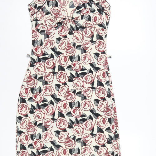 Kookai Women’s Multicoloured Floral Bodycon Dress Size 8
