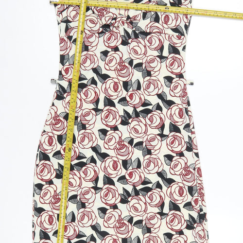 Kookai Women’s Multicoloured Floral Bodycon Dress Size 8