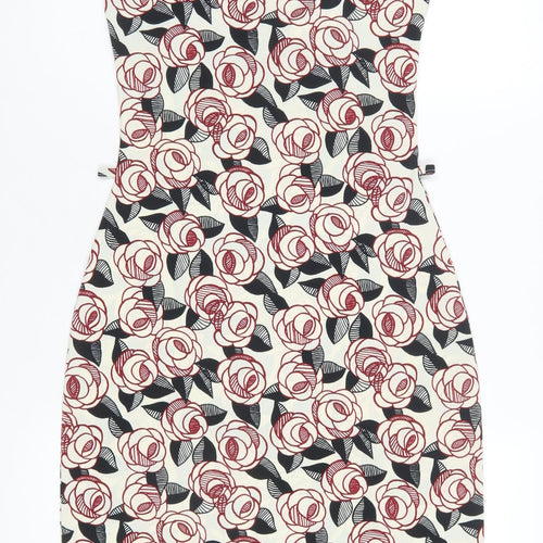 Kookai Women’s Multicoloured Floral Bodycon Dress Size 8