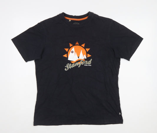 Monsoon Women’s Black Graphic Cotton T-Shirt Size M