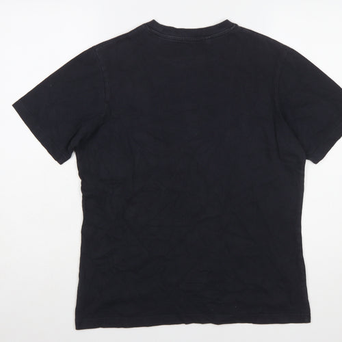Monsoon Women’s Black Graphic Cotton T-Shirt Size M
