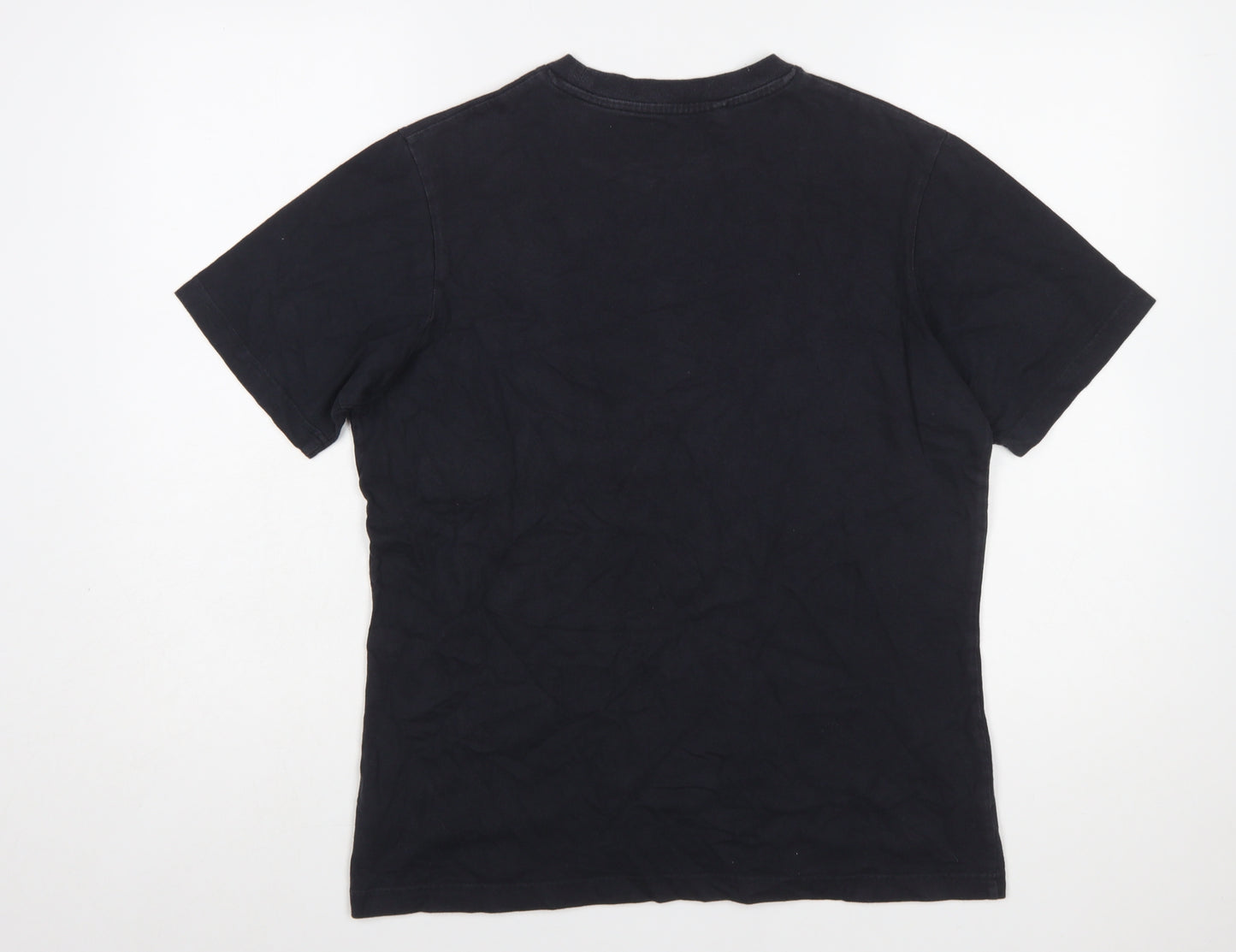 Monsoon Women’s Black Graphic Cotton T-Shirt Size M