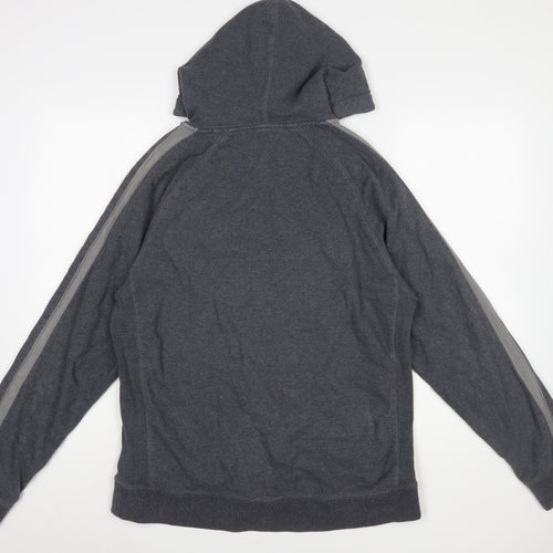 Marks and Spencer Men’s Grey Full Zip Hoodie Large Blue Harbour