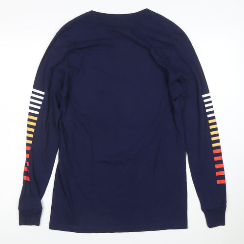 Urban Pipeline Men's Navy California Long Sleeve Graphic T-Shirt Size S