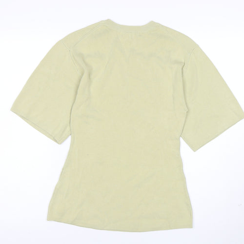 Marks and Spencer Women’s Beige Short Sleeve Knit T-Shirt Size S