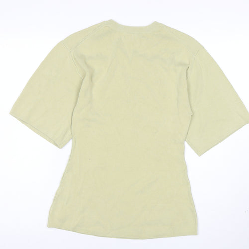 Marks and Spencer Women’s Beige Short Sleeve Knit T-Shirt Size S