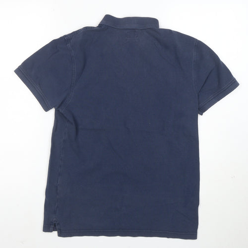 Levi's Men's Navy Blue Classic Cotton Short Sleeve Polo Shirt S