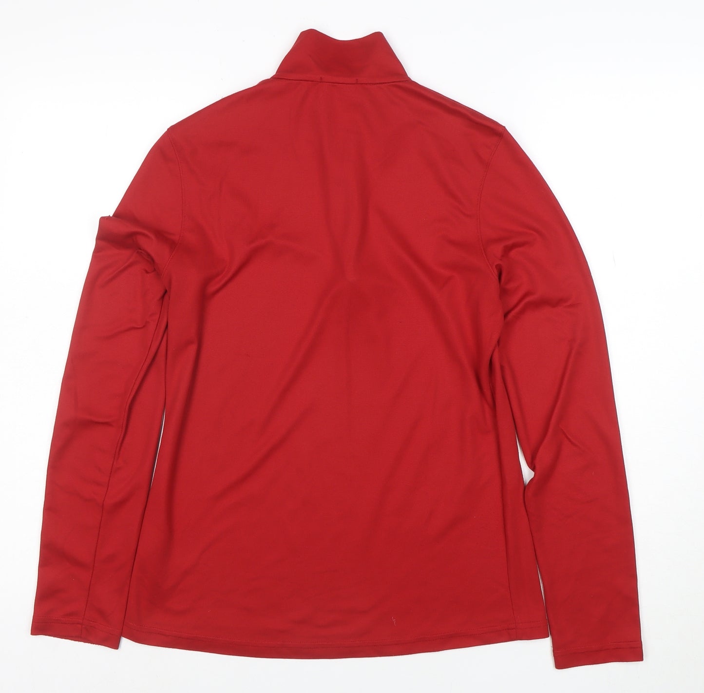 Golfino Women's Red Long Sleeve 1/4 Zip Golf Top Size 12