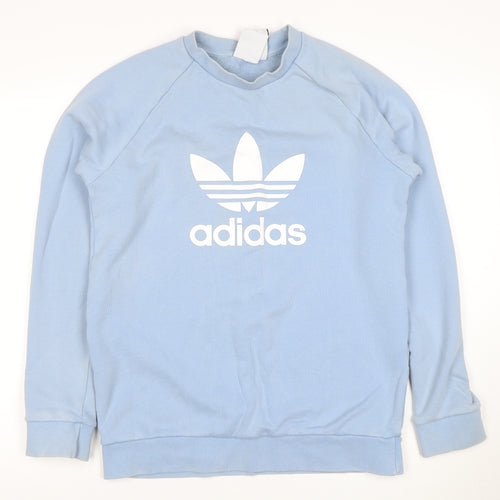 Adidas Men’s Blue XS Crew Neck Pullover Sweatshirt