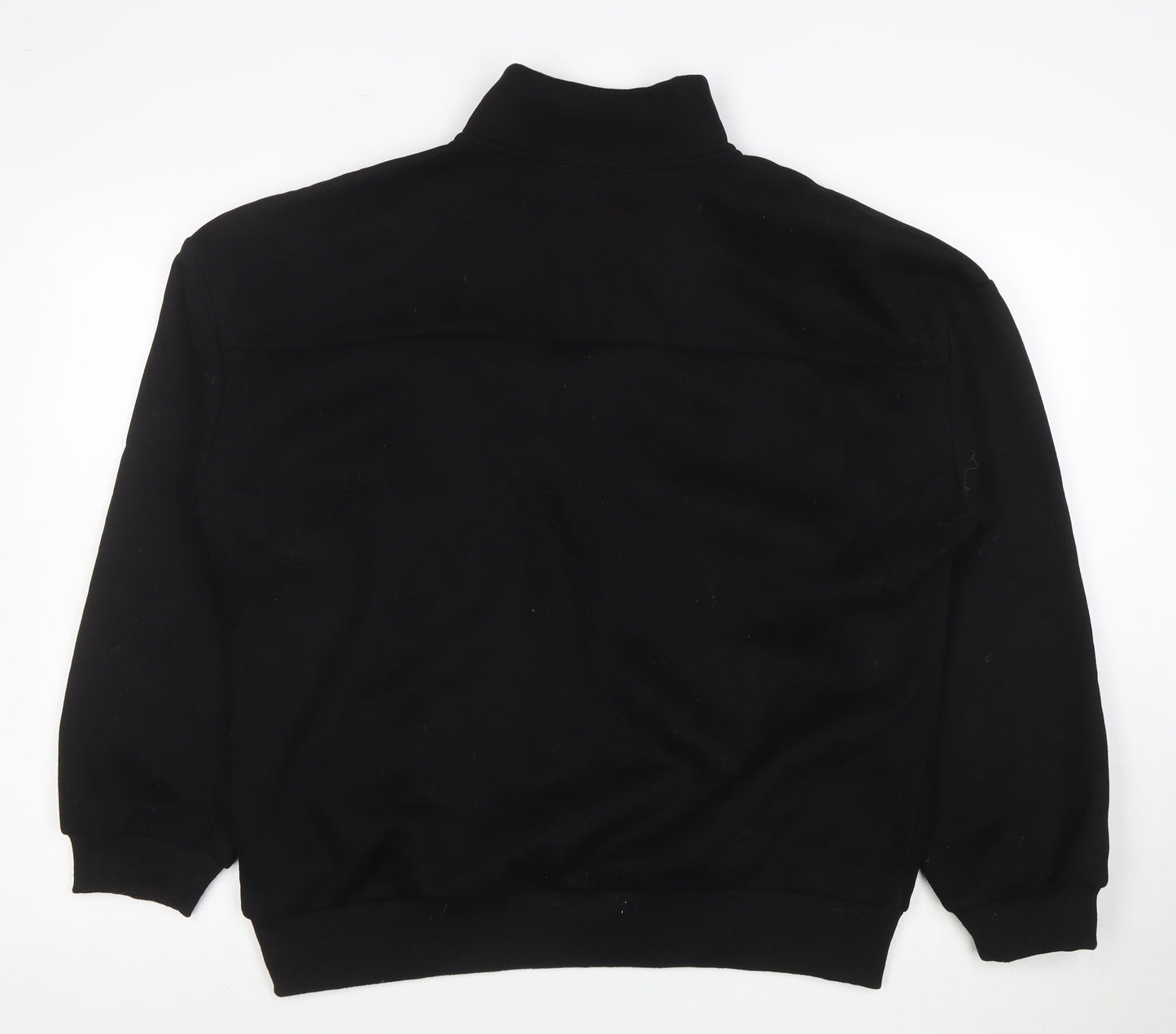 White Fox Women's Black 1/4 Zip Pullover Sweatshirt Size M/L