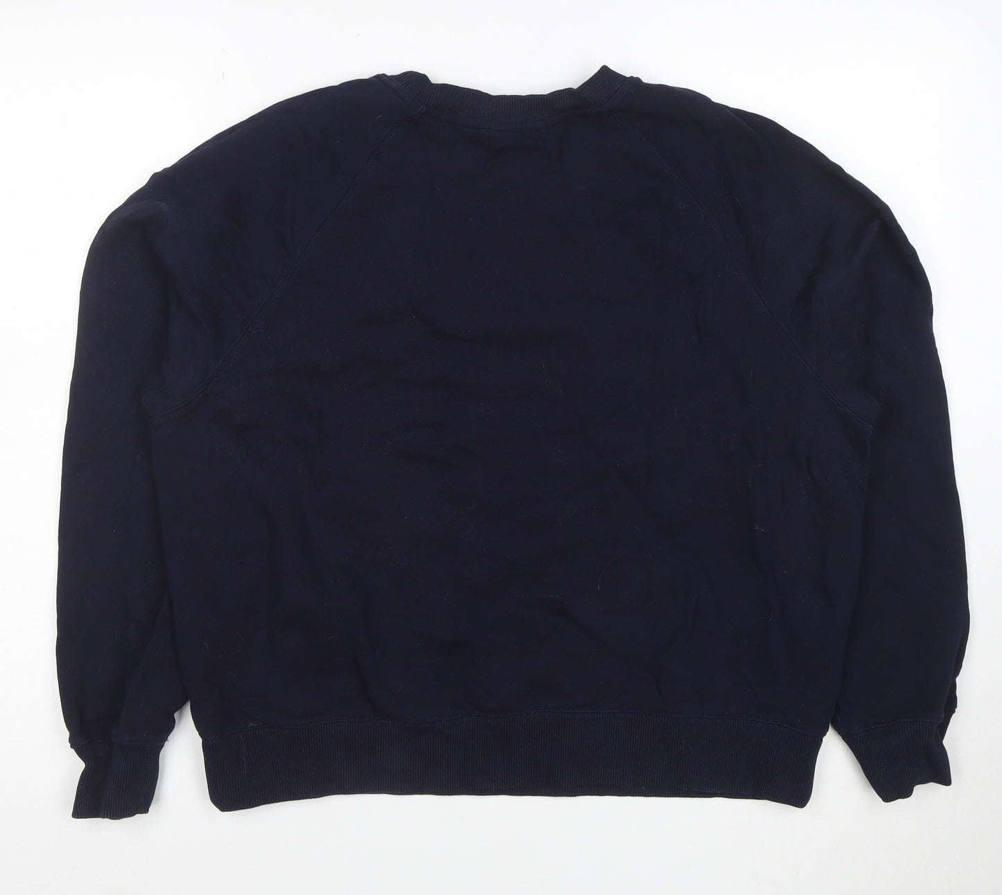 Arket Men's Blue Cotton Long Sleeve Pullover Sweatshirt Size S